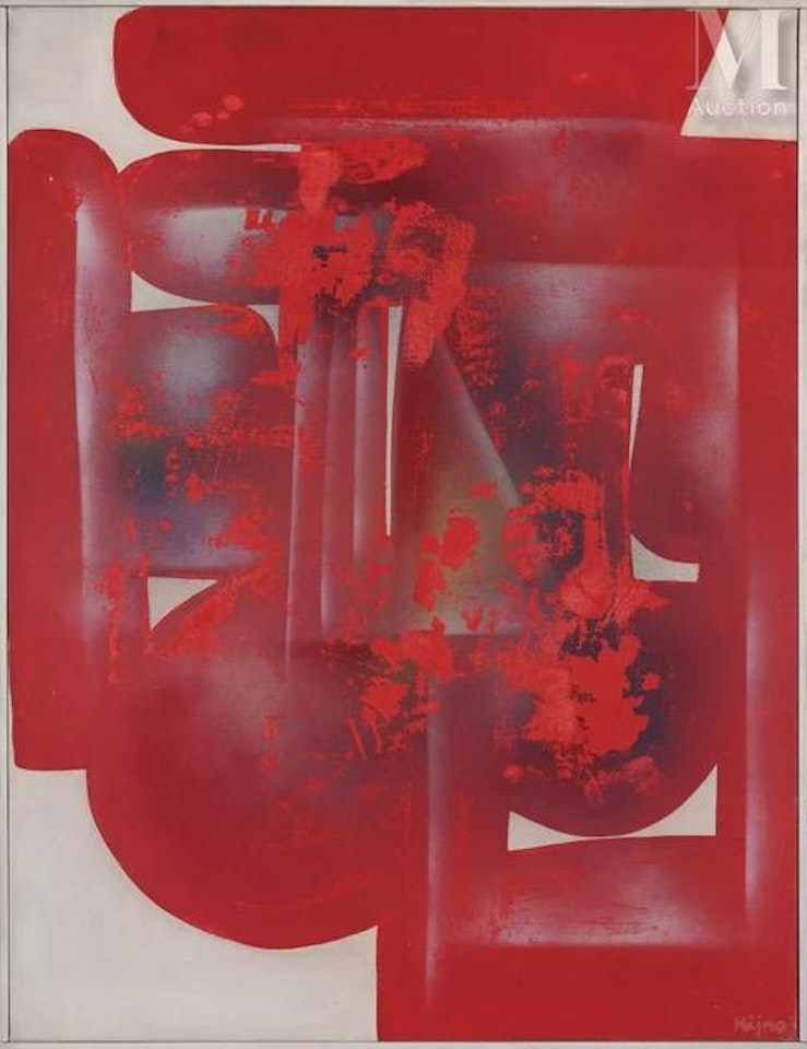 Red footprint by Ladislas Kijno