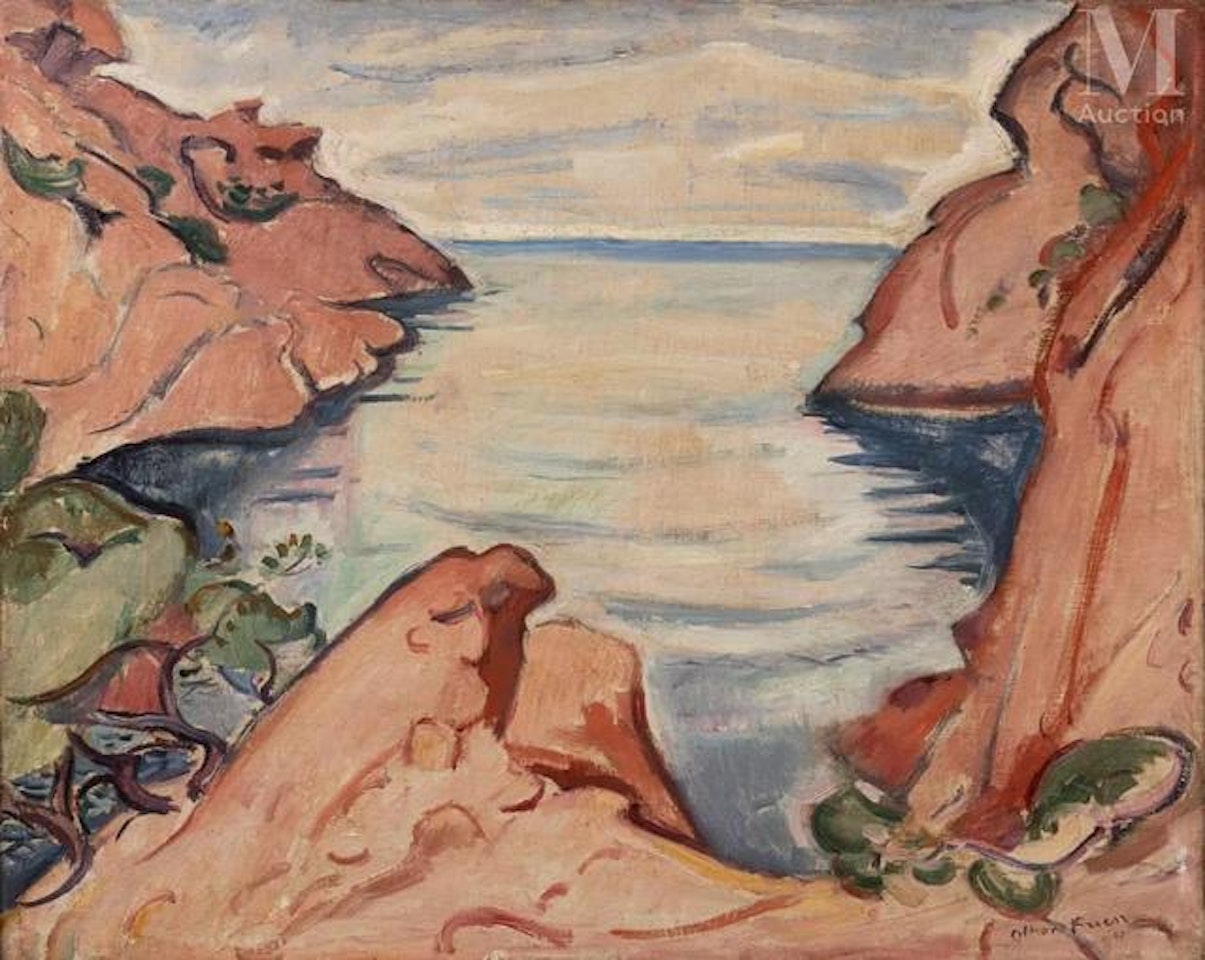 The Figuerolles cove by Othon Friesz