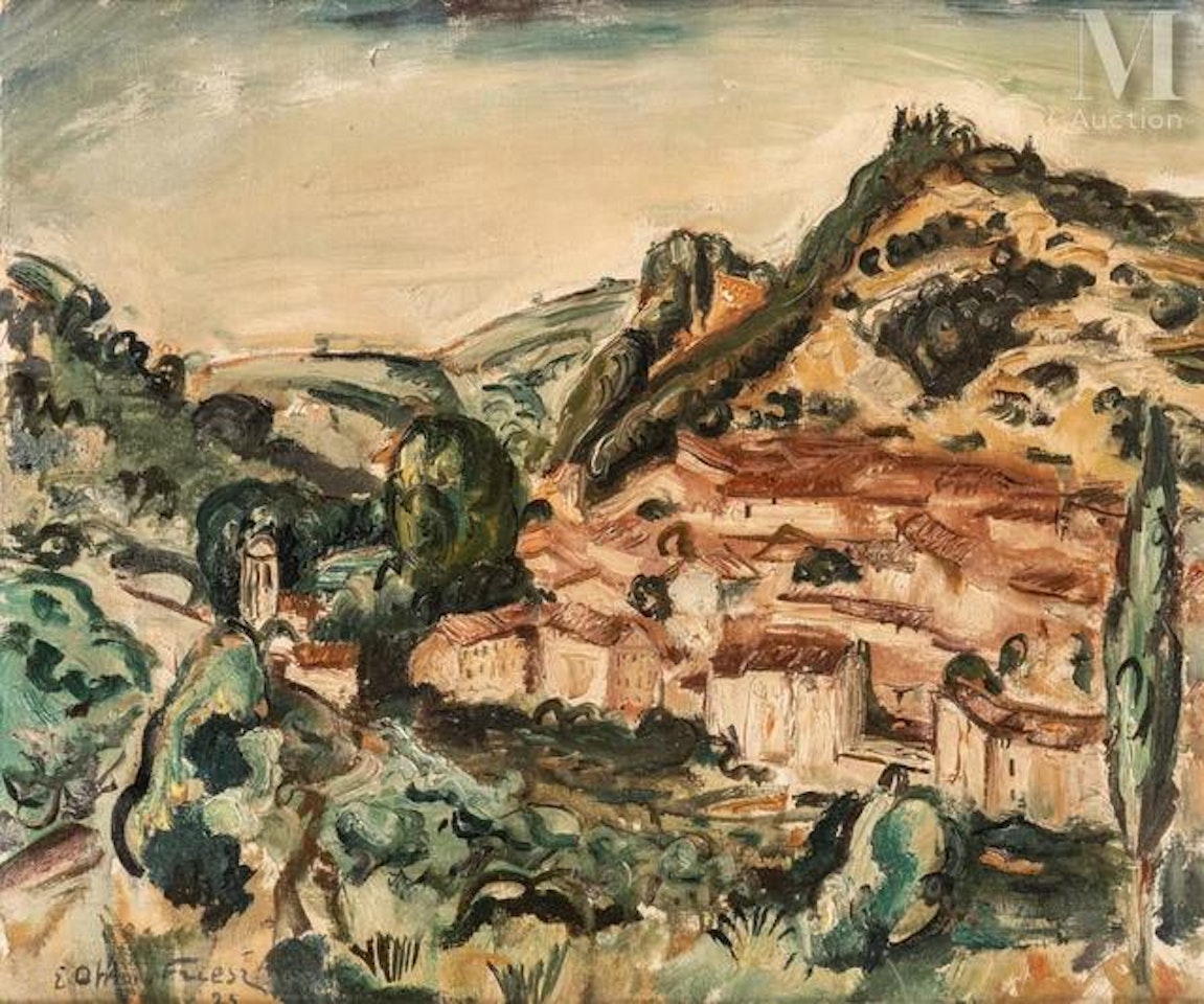Landscape, Méounès by Othon Friesz