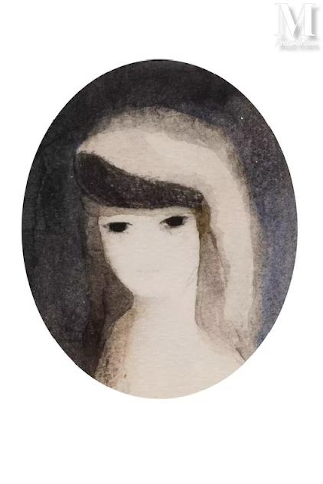 Portrait of a girl by Marie Laurencin