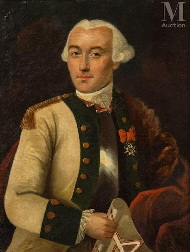 Portraits of men with the order of Saint Louis by French School