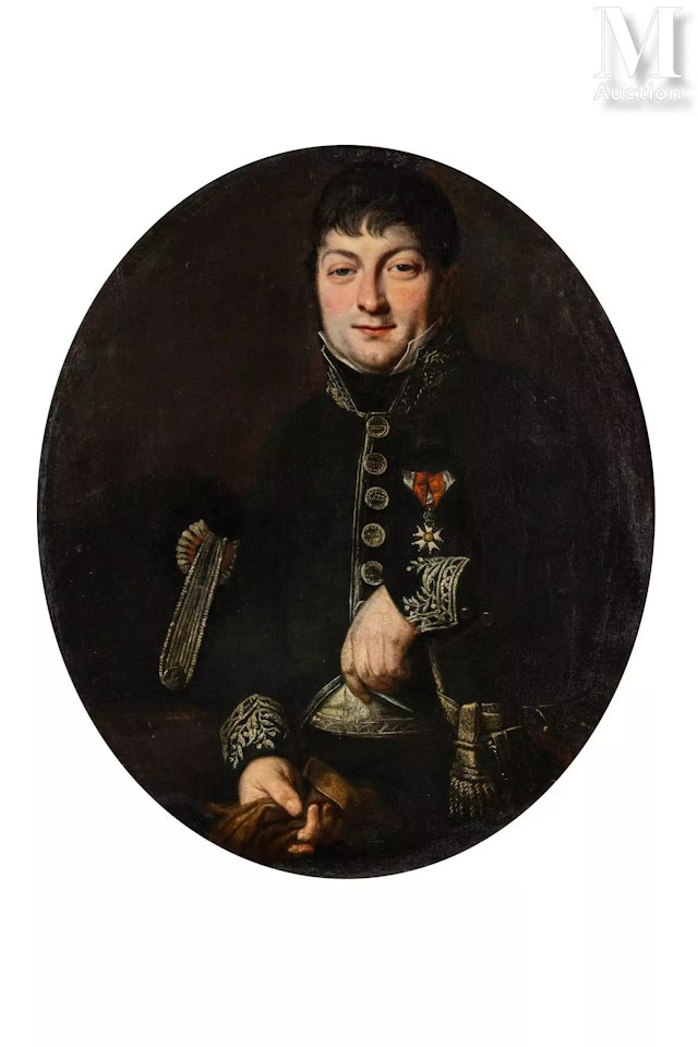 Portrait of a soldier by French School