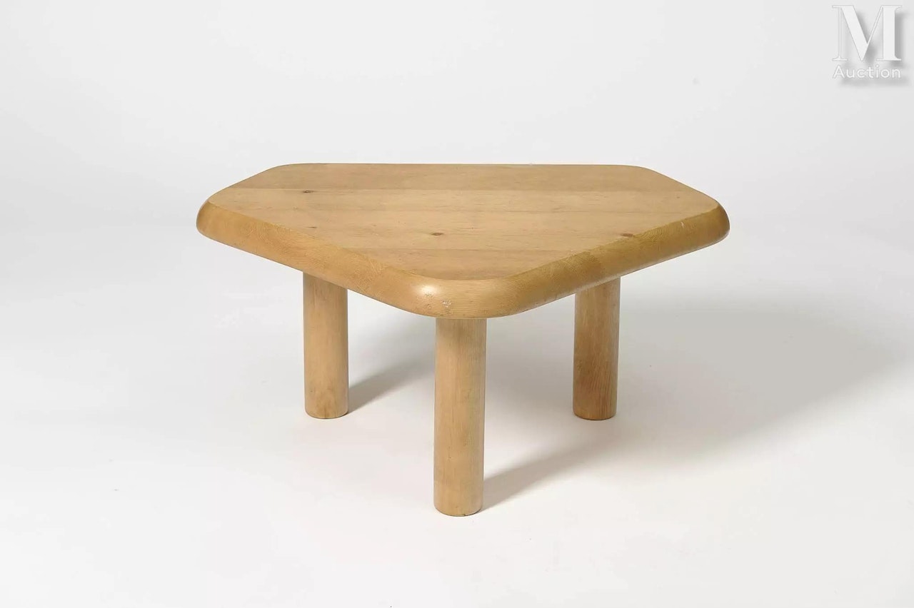 Free-form coffee table by Charlotte Perriand