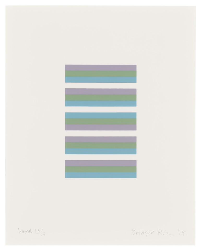 Intervals 1 by Bridget Riley