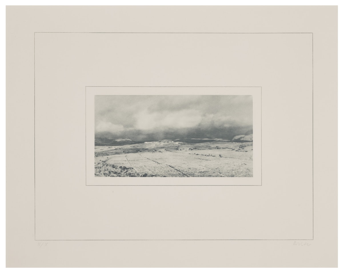 One print from: Kanarische Landschaften II (Canary Landscapes II) by Gerhard Richter