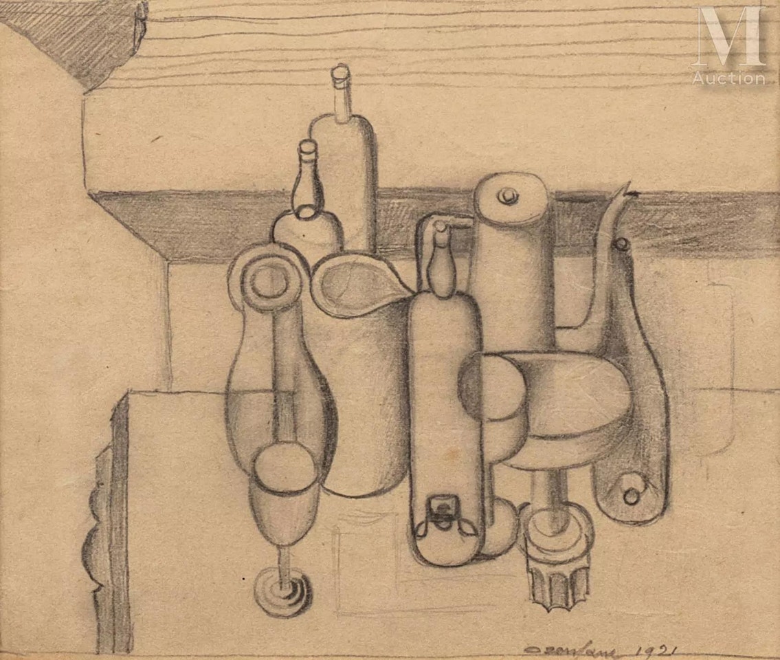 Composition, still life by Amédée Ozenfant