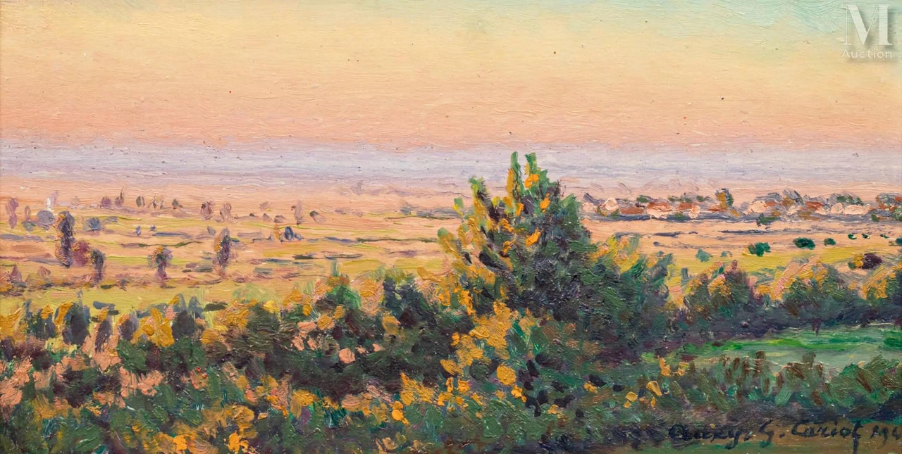 Landscape, Auxy by Gustave Cariot