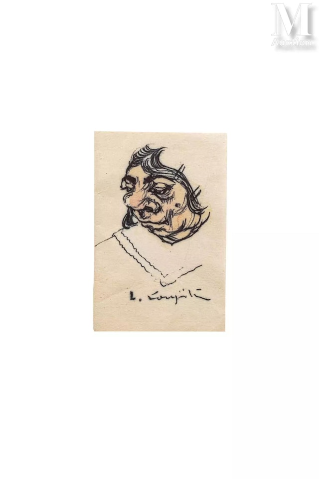 The face by Leonard Tsuguharu Foujita