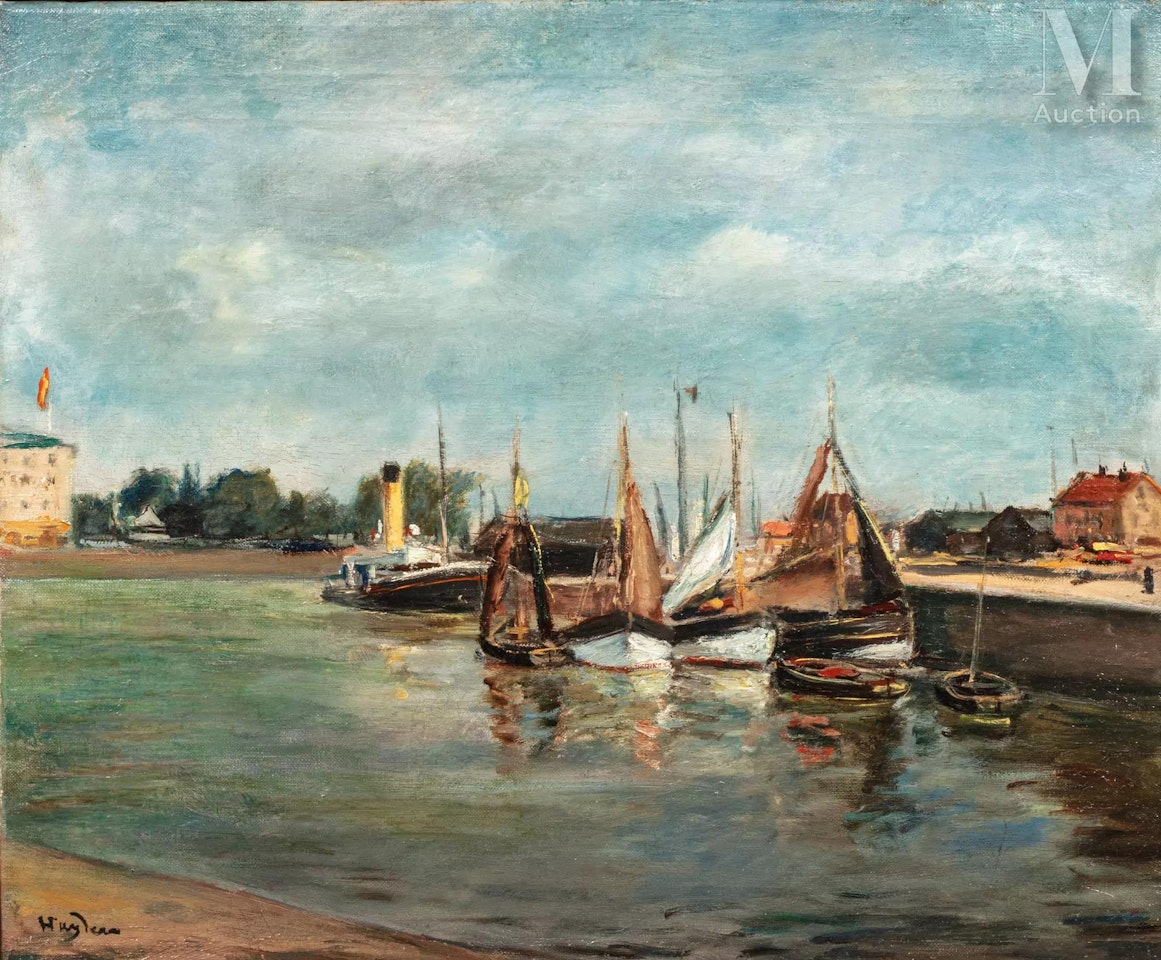 Harbor of Honfleur by Henri Hayden