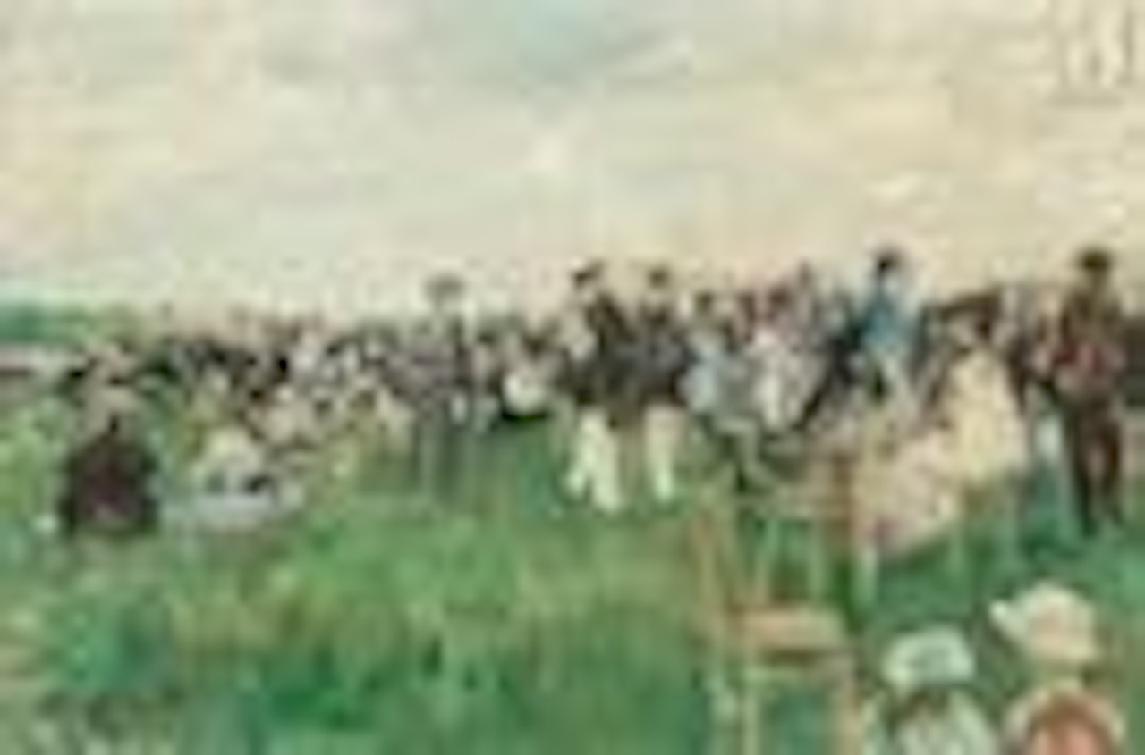 Lively racetrack, in Gramat en Quercy by François Gall