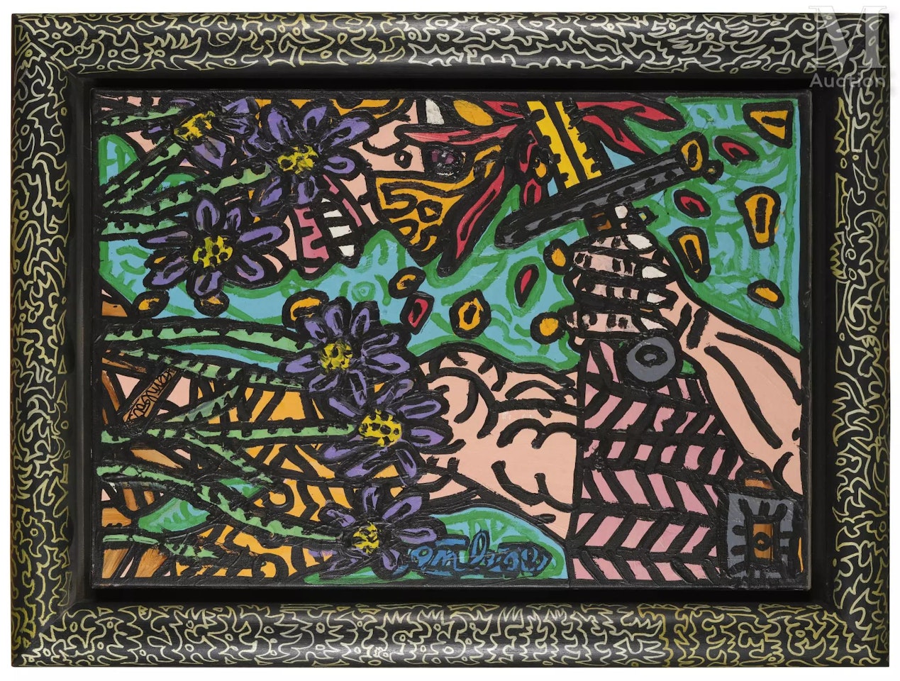 Sword blow to the head by Robert Combas
