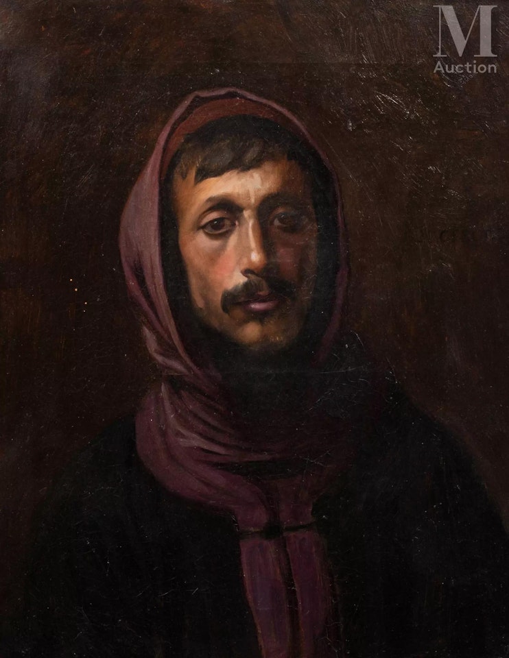 Portrait of a man by Jean Léon Gérome