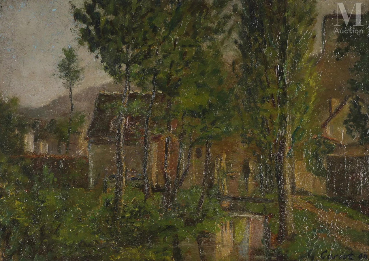 Small arm of Gouet, St Brieuc, Brittany by Gustave Cariot