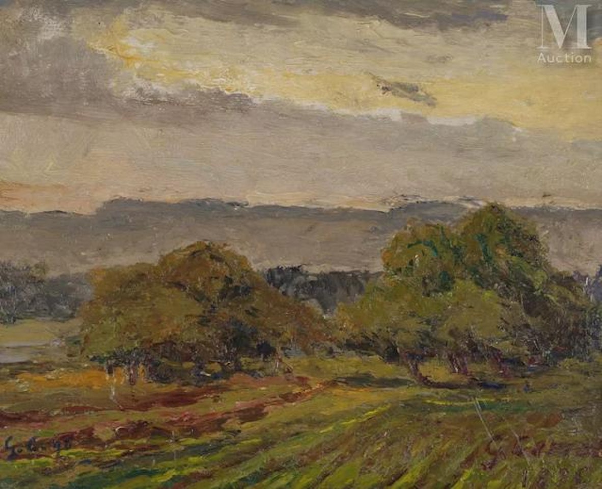 Study in Gagny, Villemonble by Gustave Cariot