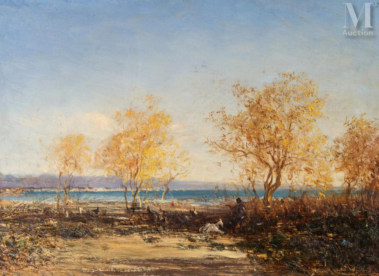 Antibes by Félix Ziem