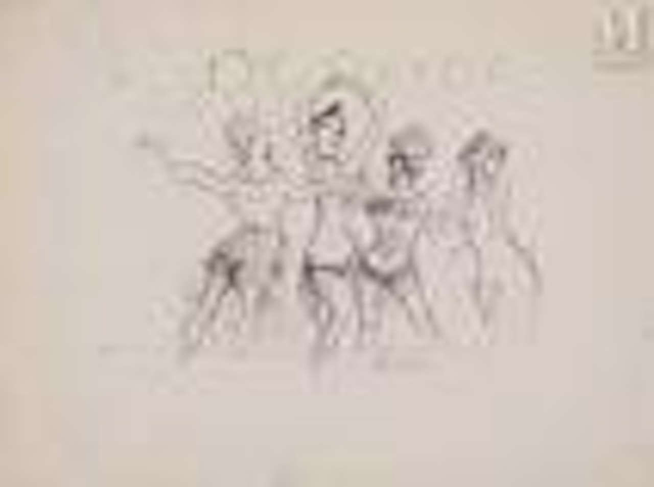 Striptease, Kiki at the jockey club by Leonard Tsuguharu Foujita