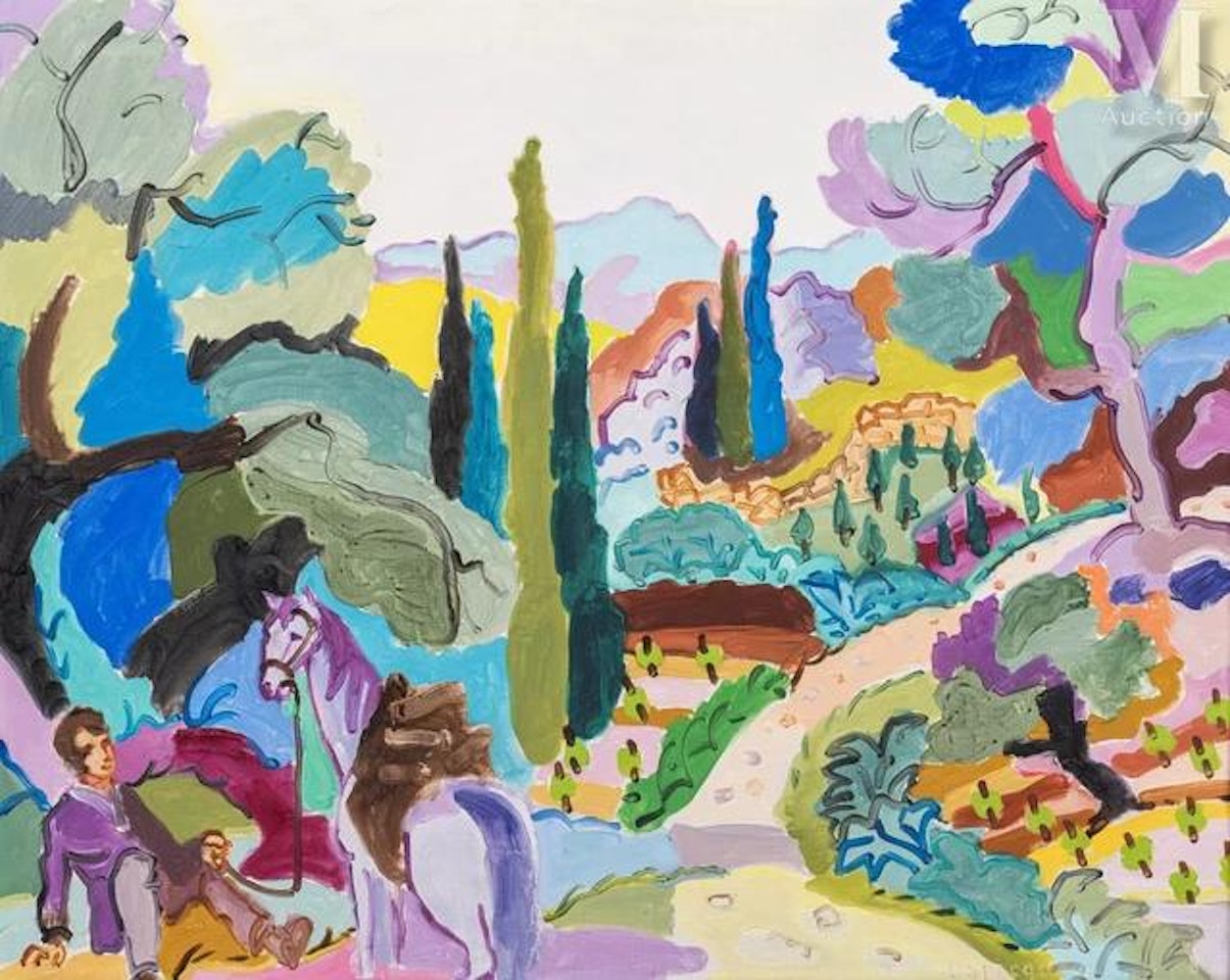 Landscape in Elide by Charles Lapicque