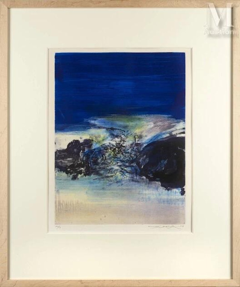 Composition by Zao Wou-Ki