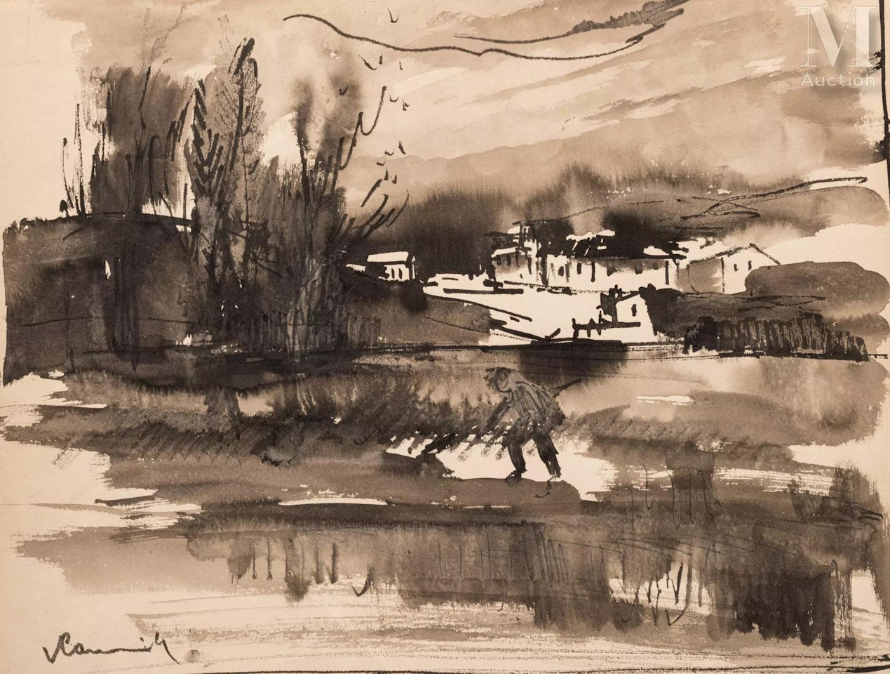Landscape by Maurice de Vlaminck