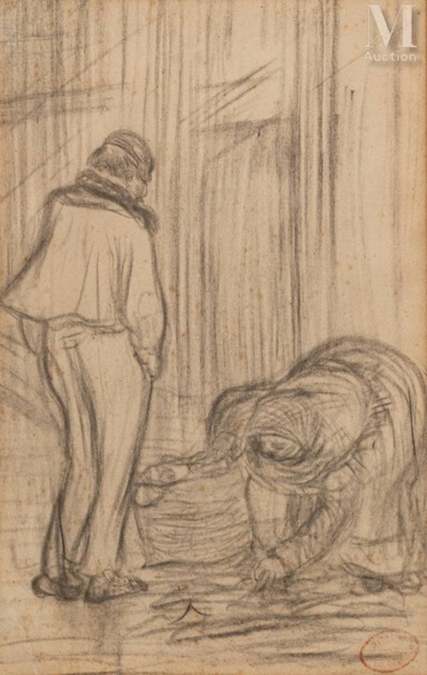 The chiffonier by Edgar Degas