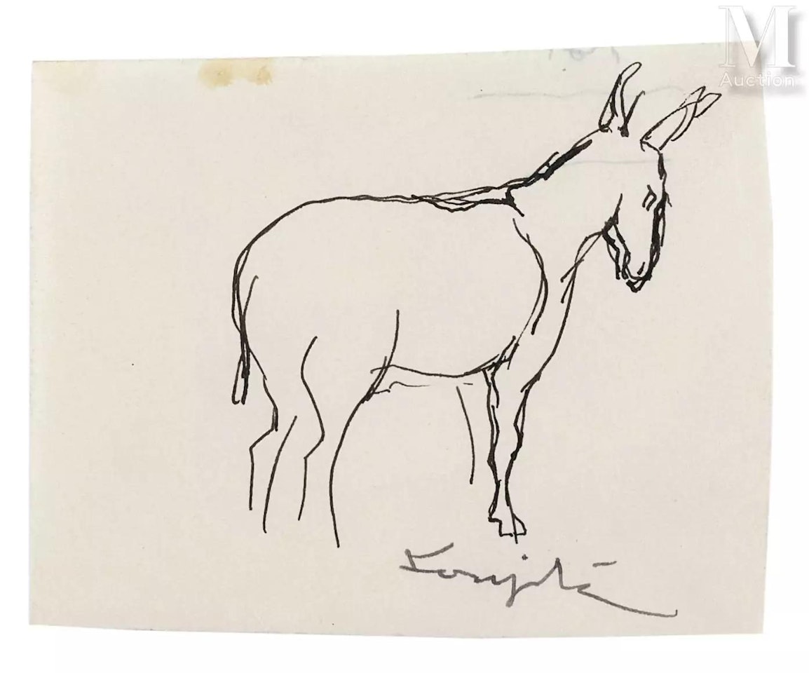 The donkey by Leonard Tsuguharu Foujita