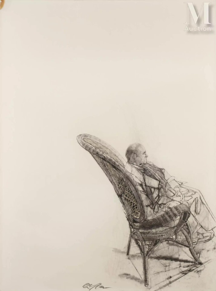 Portrait of François Barbatre by Sam Szafran