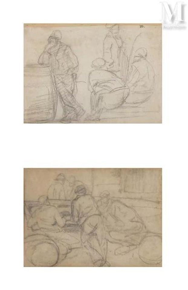 Fishermen by Eugène Boudin