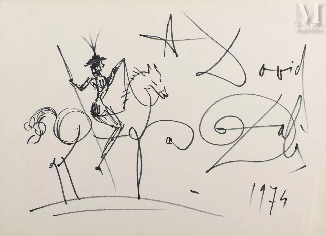 Rider by Salvador Dali