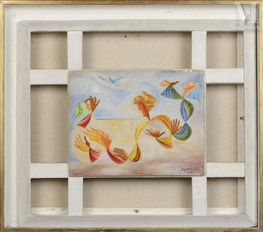 The flight by Leopold Survage