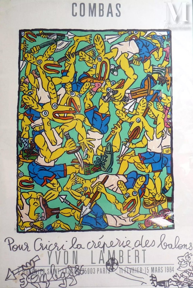 Exhibition Galerie Yvon Lambert by Robert Combas