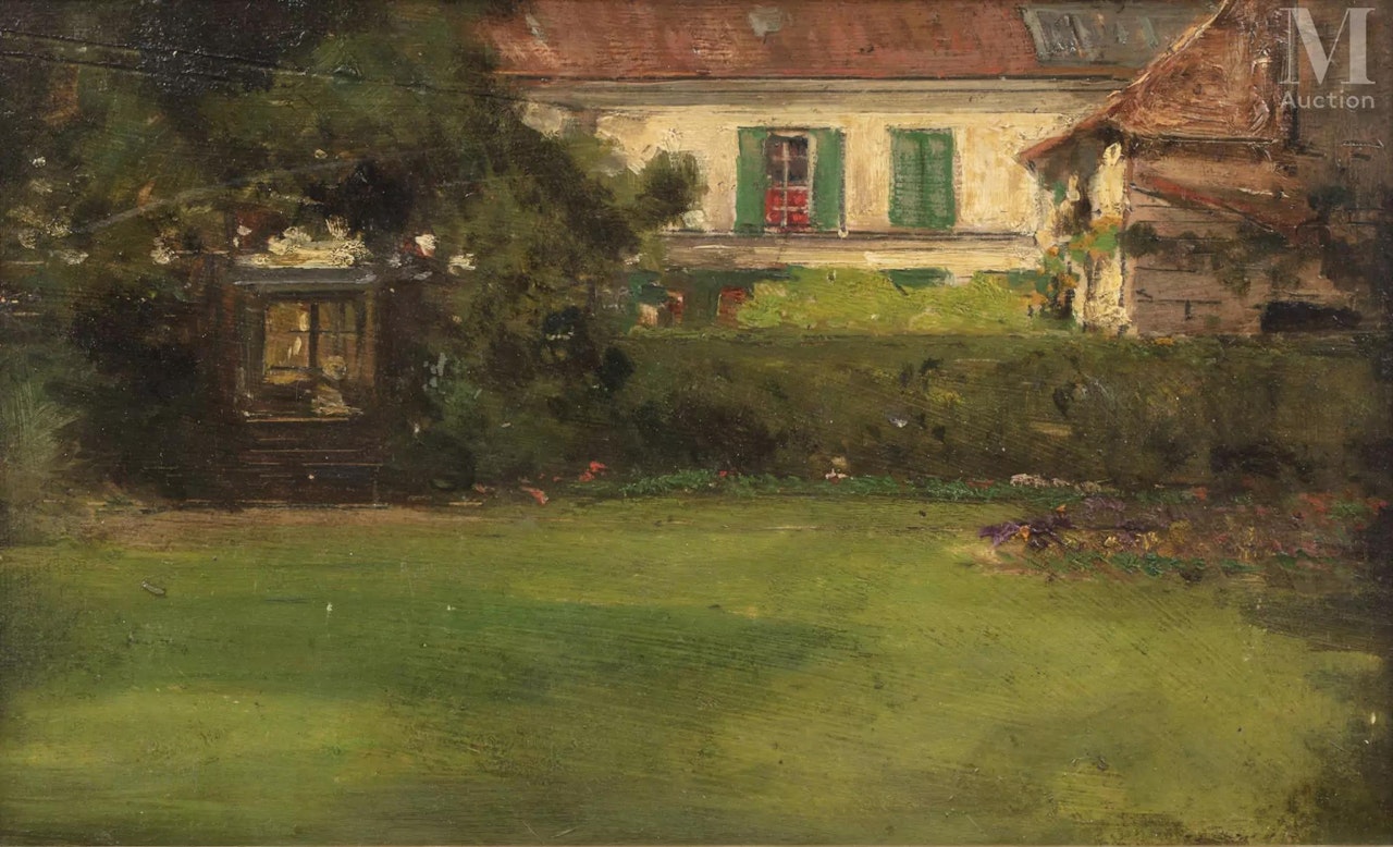 House at the bottom of the garden by Luigi Loir