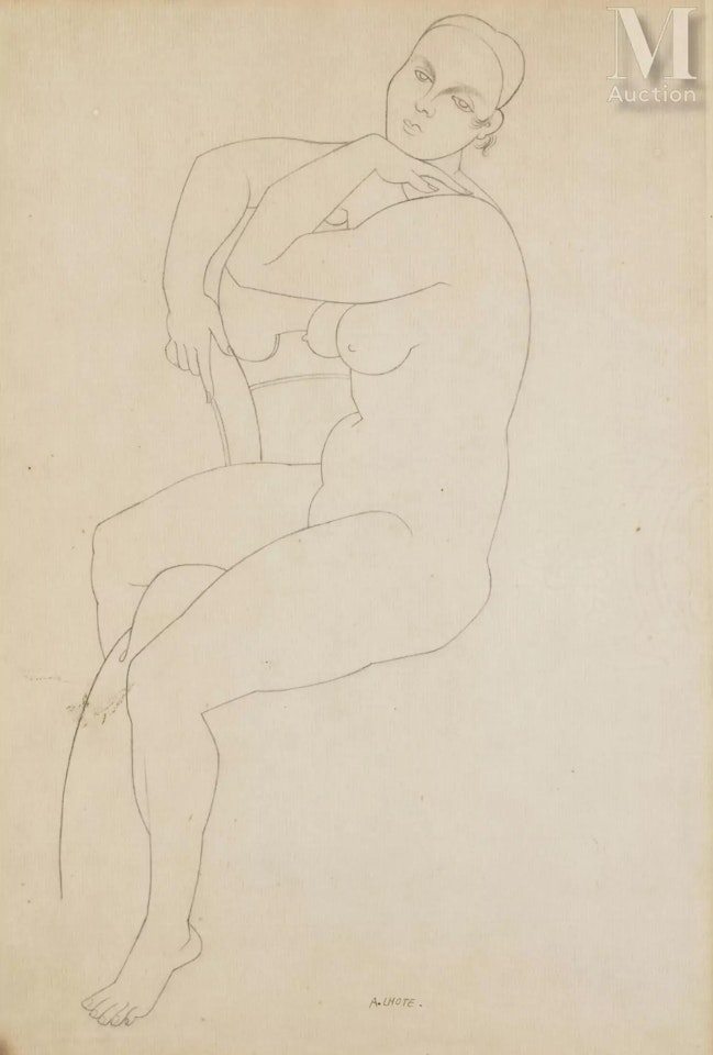 Seated nude by André Lhote