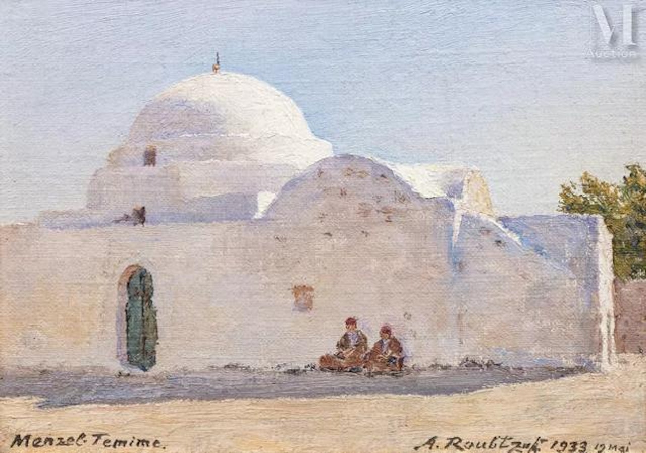 The Douar Menzel Temime by Alexandre Roubtzoff