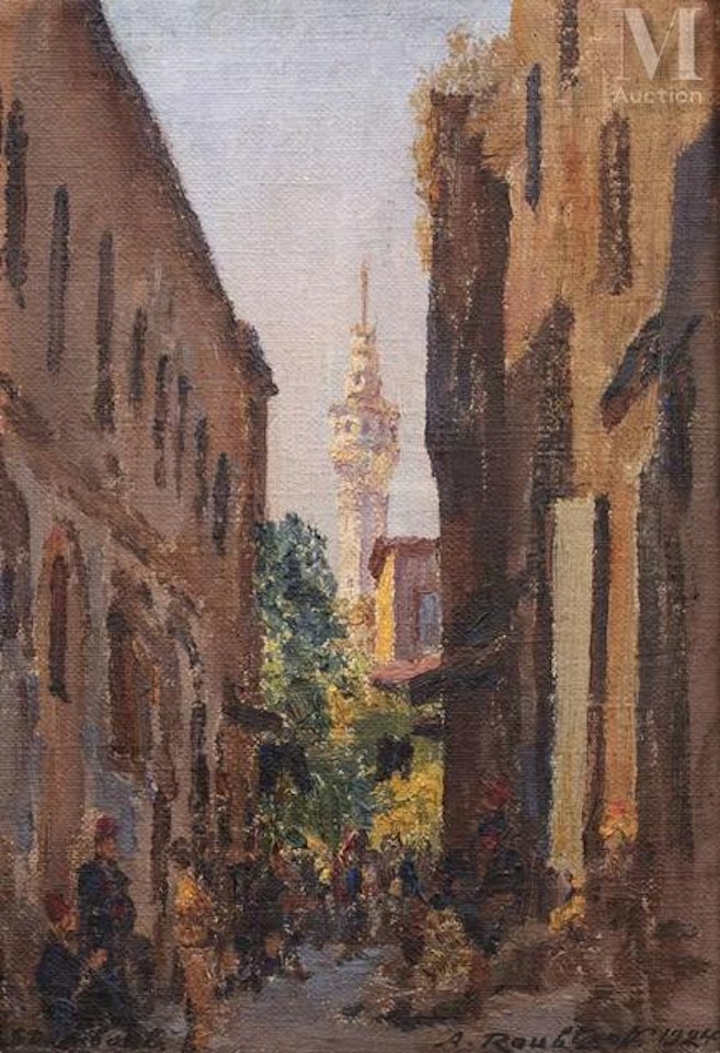 Street in Stamboul by Alexandre Roubtzoff
