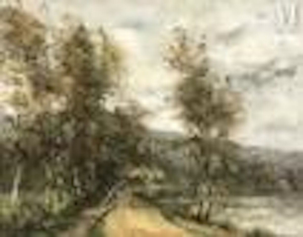 Path near the river by Paul Désiré Trouillebert