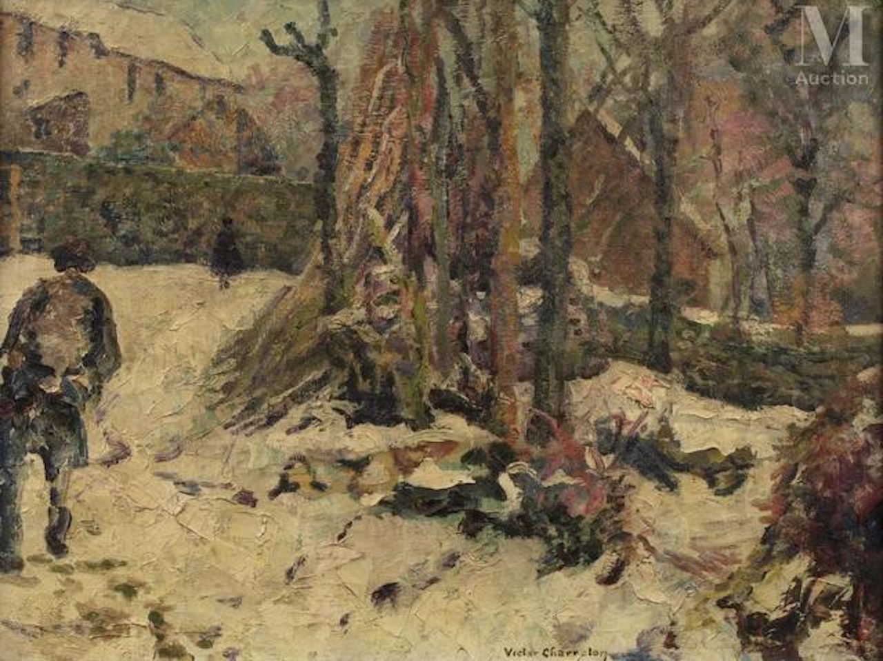 Winter in Besse by Victor Charreton