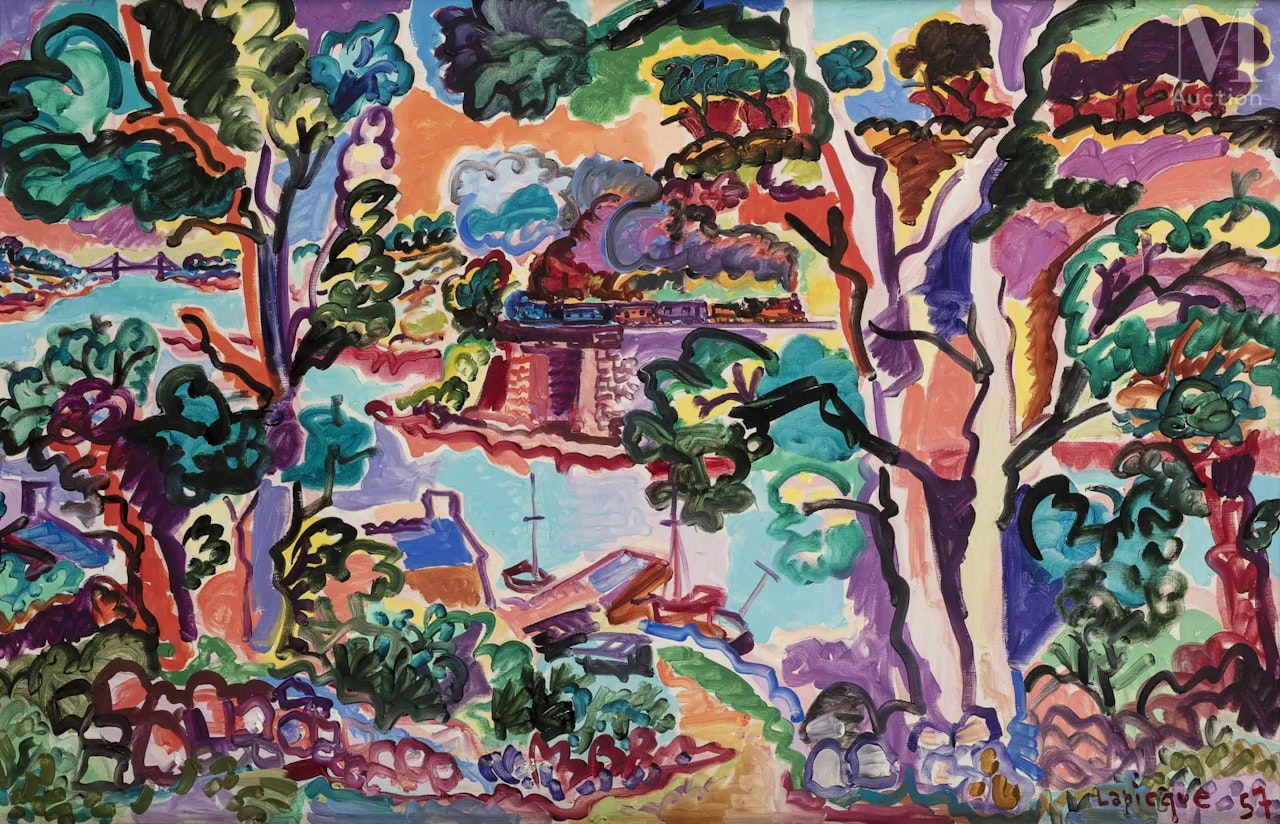 The banks of the Trieux by Charles Lapicque