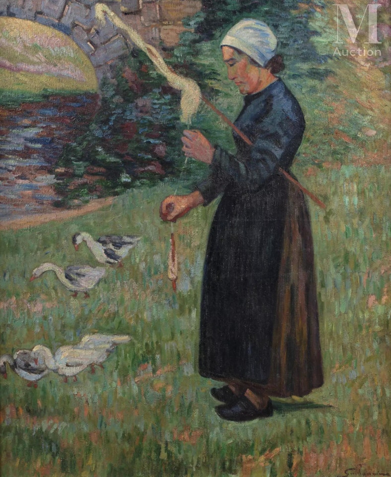 The goose keeper by Armand Guillaumin