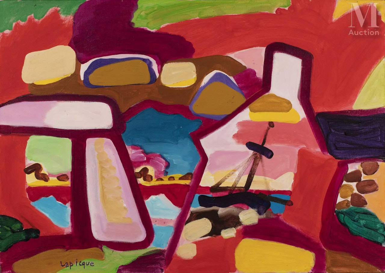 Breton stones by Charles Lapicque