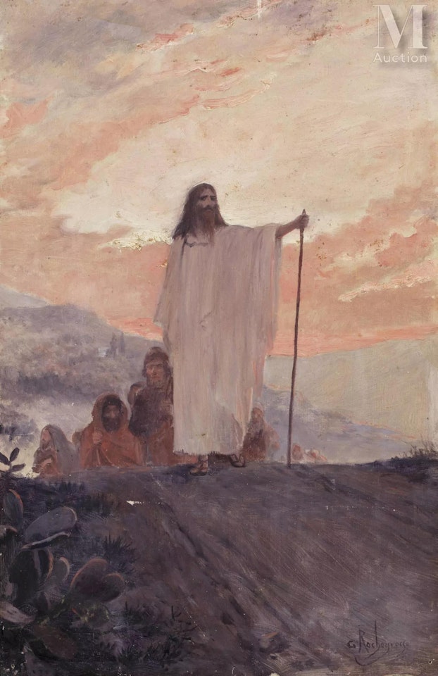 Jesus appears on the embankment by Georges Antoine Rochegrosse