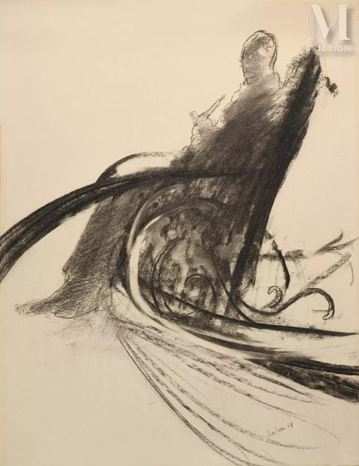 Man in chair by Sam Szafran