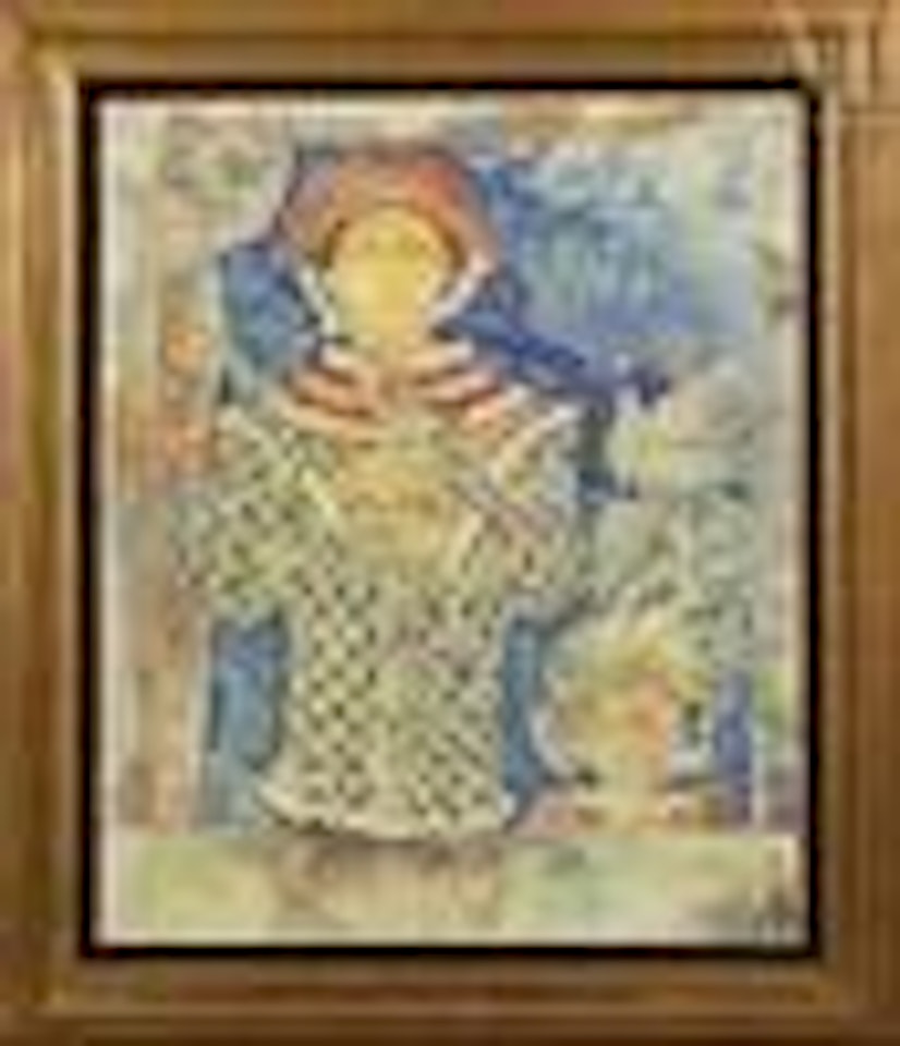 An azure prince by Sakti Burman