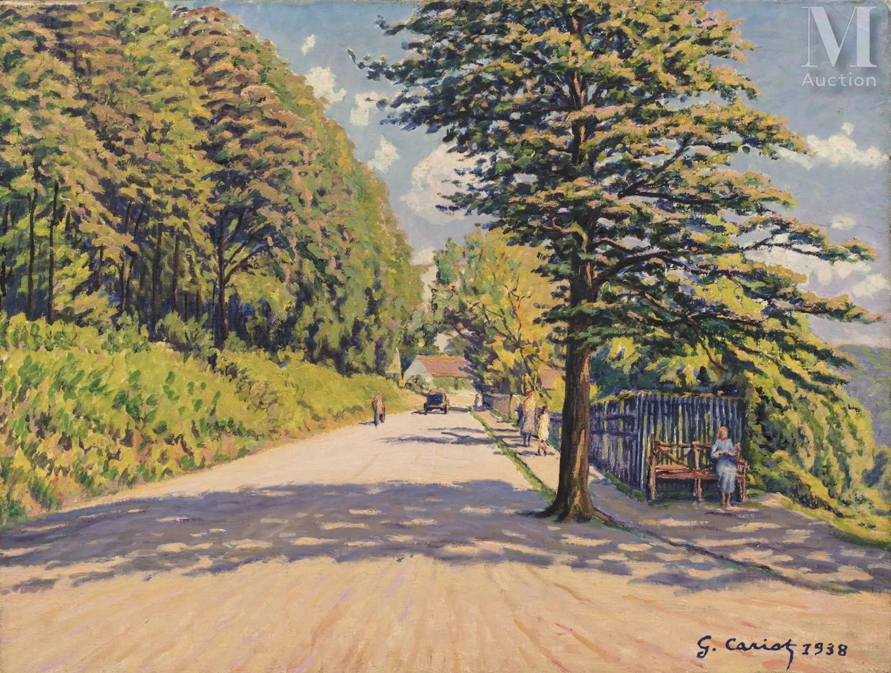 The street by Gustave Cariot