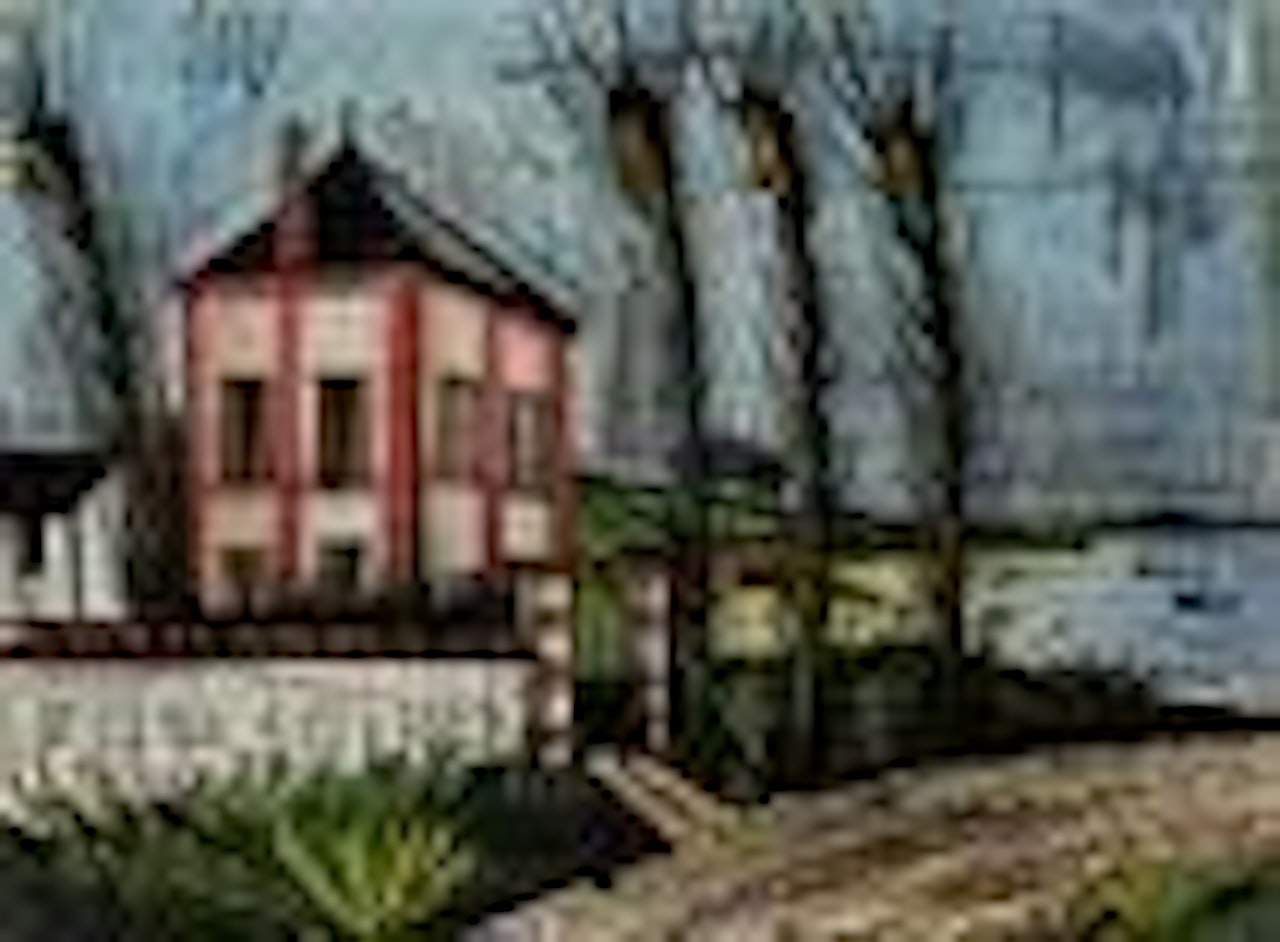 The pink house by Bernard Buffet