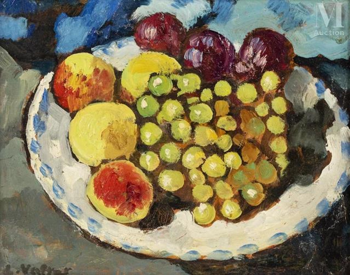 The fruit plate by Louis Valtat