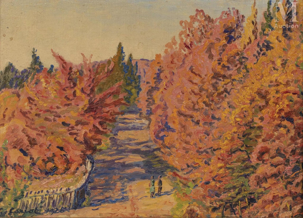 Forest edge (Georgenborn, Wiesbaden) by Gustave Cariot