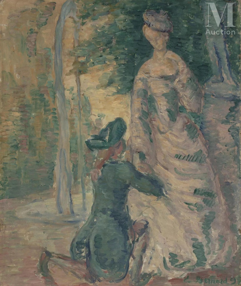 Gallant scene by Emile Bernard