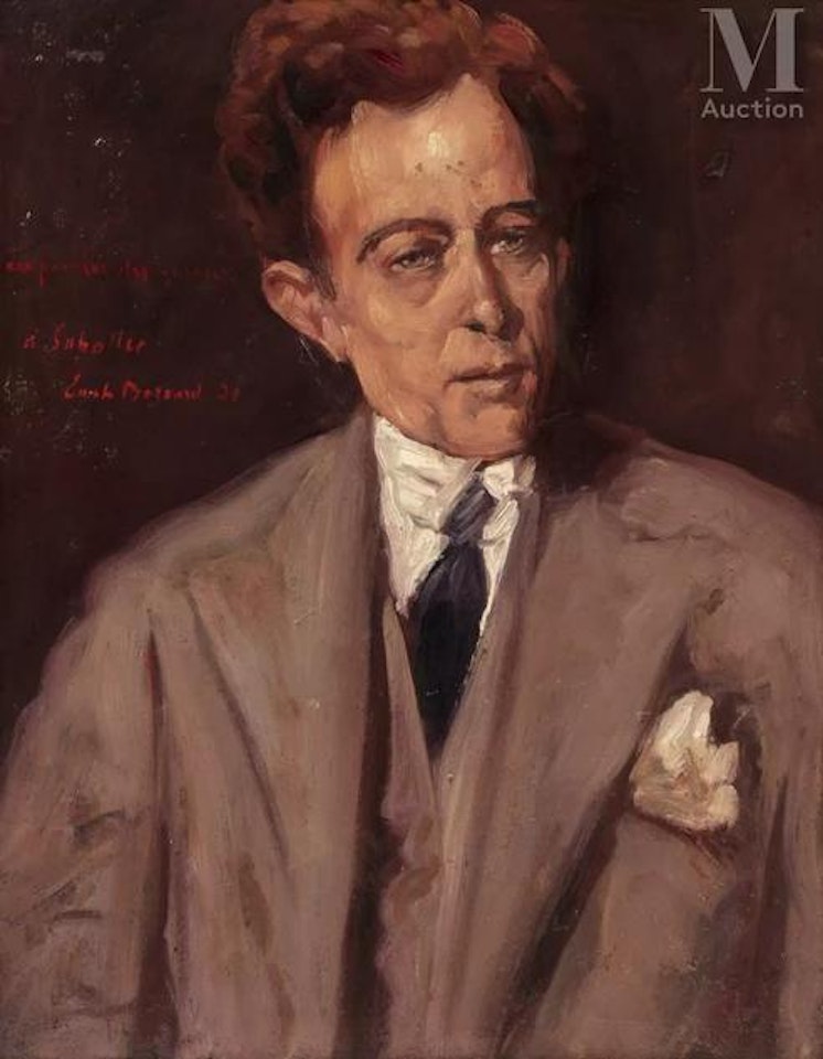 Portrait of the painter Sabater by Emile Bernard