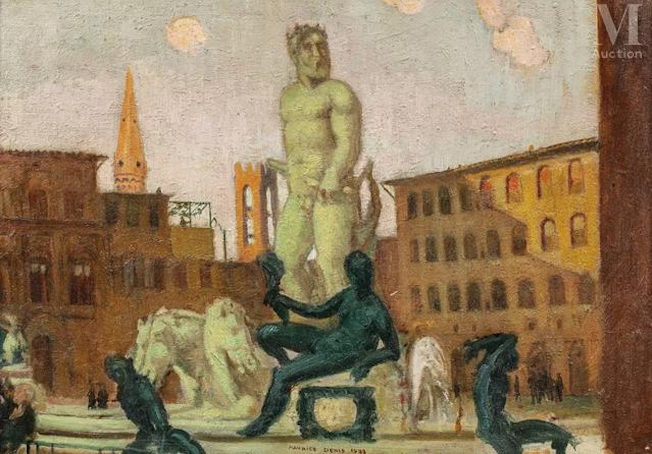 Piazza Signoria Florence by Maurice Denis