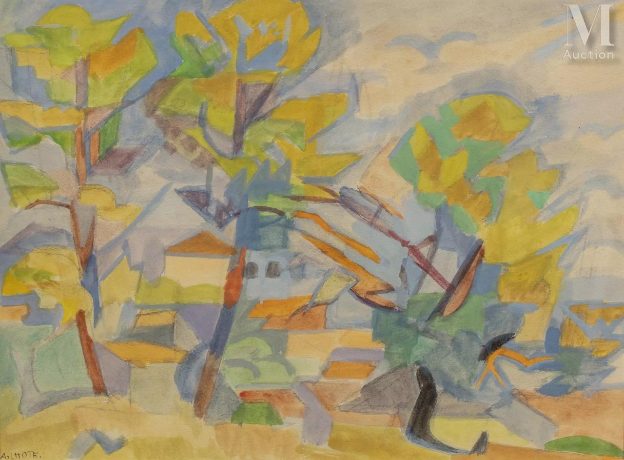 La Cadière d"Azur by André Lhote